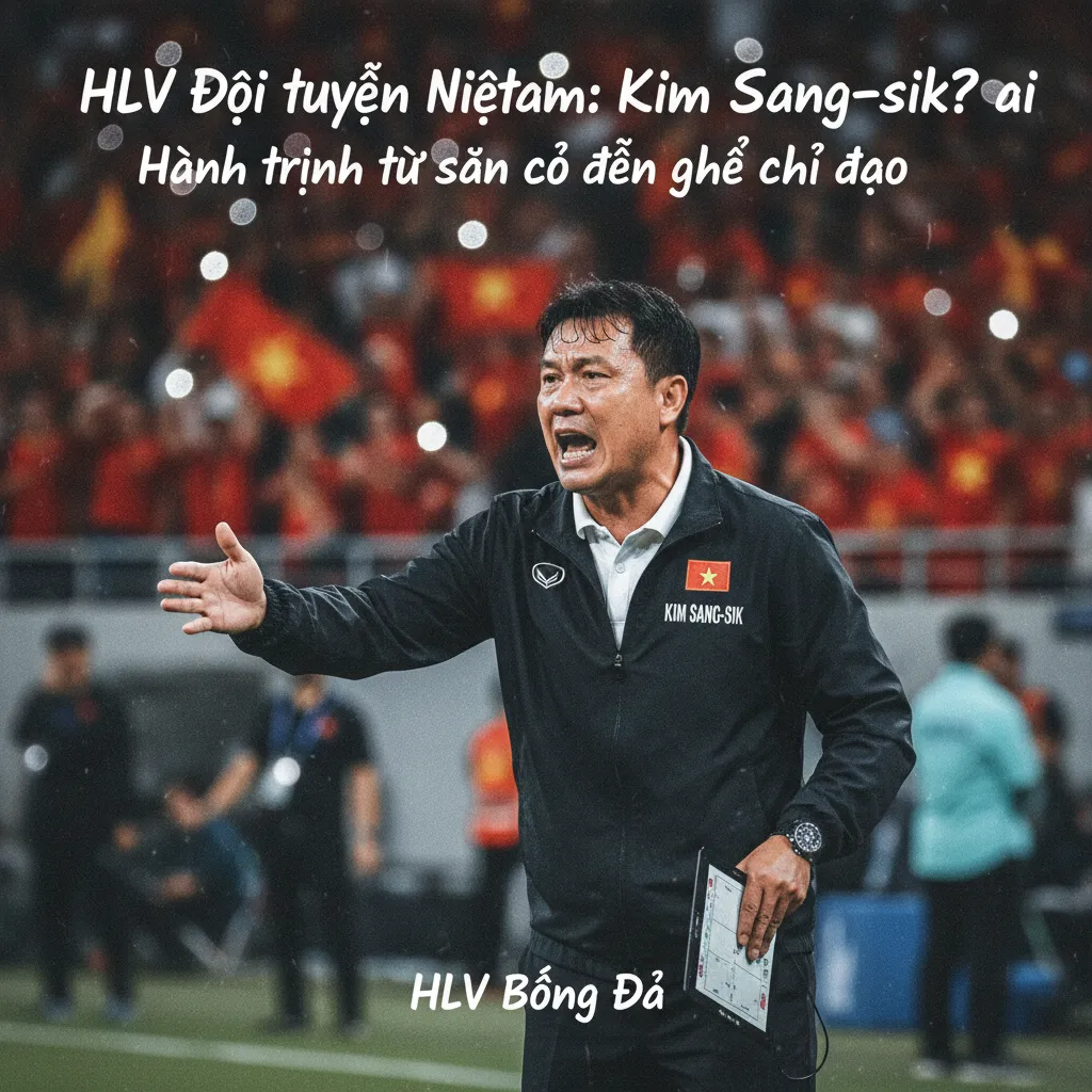 Kim Sang-sik là ai? Hành trình từ sân cỏ đến ghế chỉ đạo