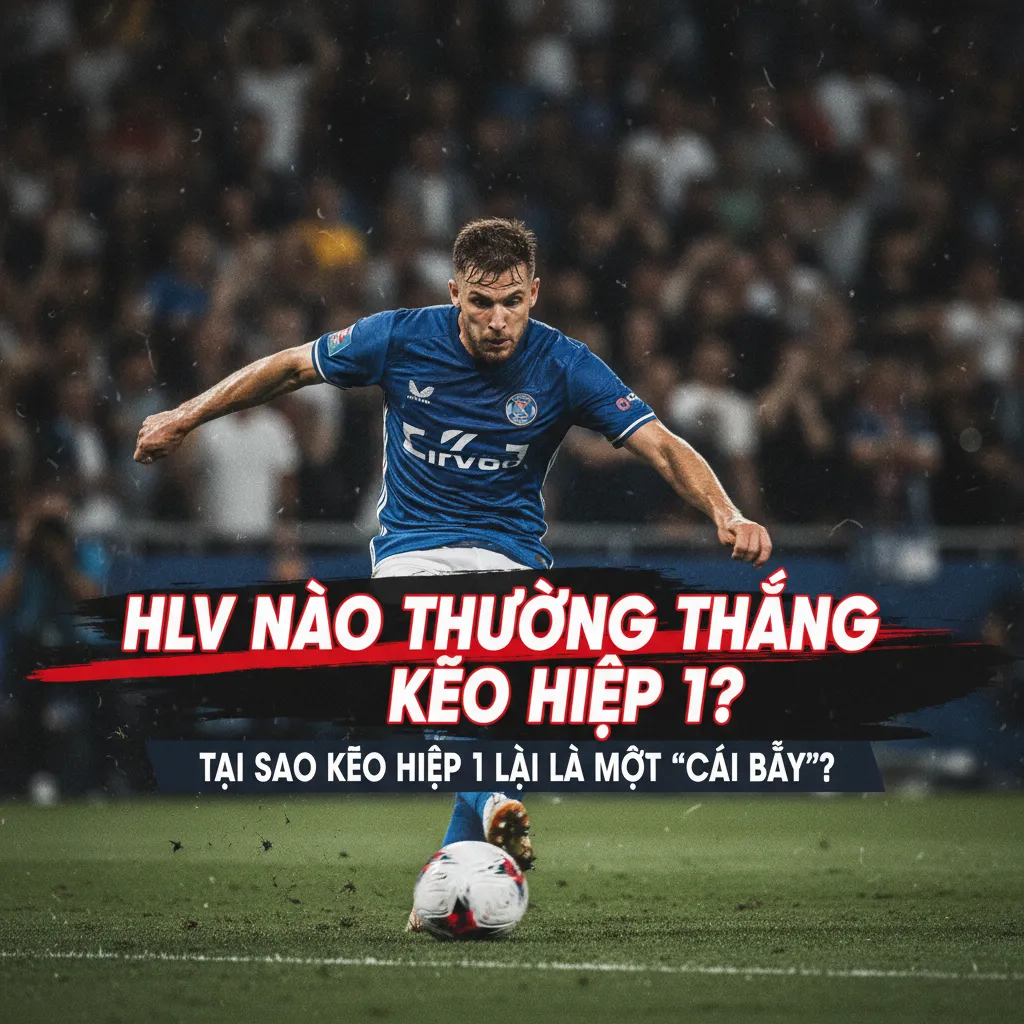 Tại sao kèo hiệp 1 lại là một "cái bẫy"?